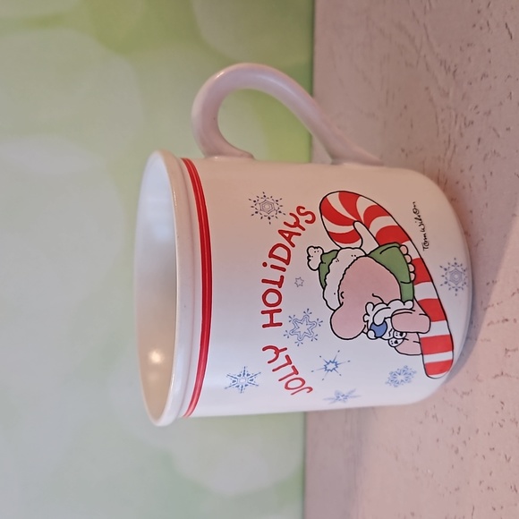 Ziggy Other - ZIGGY 'Jolly Holiday' by Tom Wilson Holiday Christmas snowflakes mug hot cocoa